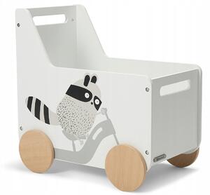 Kinderkraft Racoon játékdoboz, kocsi