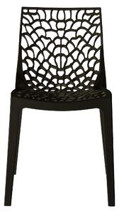 Fekete műanyag szék BAFO