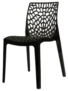 Fekete műanyag szék BAFO
