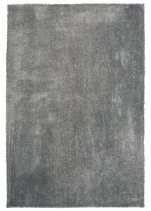Világosszürke hosszú szálú szőnyeg 140 x 200 cm EVREN