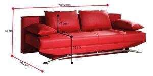 LAWRENCE kinyitható kanapé, 85x200x100 cm