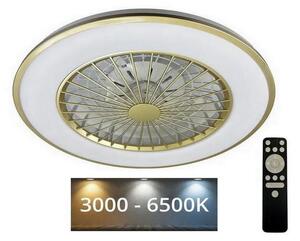 NEDES LED Mennyezeti lámpa ventilátorral OPAL LED/48W/230V + távirányítás ND3672