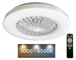 NEDES LED Mennyezeti lámpa ventilátorral STAR LED/48W/230V + távirányítás ND3665