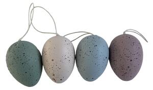 EASTER tojás dekoráció, pasztell 12 darab 6 cm