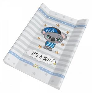 Babastar merev pelenkázó lap 50*70 cm - It&#039;s a boy ! koala szürke