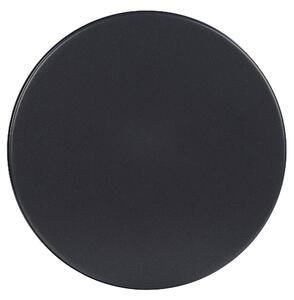 Fekete fém virágtartó 28 cm MILEA
