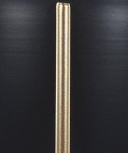 Fekete és arany fém virágtartó 41 cm LEFKI