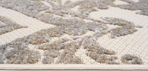 Bézs - barna QINTY vintage szőnyeg Méret: 80x150 cm