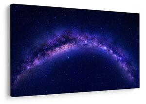 Kép lila galaxis az éjszakai égbolton