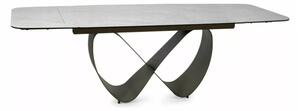 Infinity bővíthető étkezőasztal kerámia bézs/réz 160-240 cm