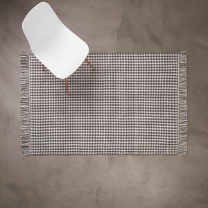 DÉJÀ VU kül- és beltéri szőnyeg újrahasznosított anyagból, szürke-fehér, 180 x 118 cm