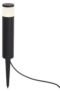 Modern kültéri oszlop lámpa 12V fekete LED-del IP65 - Voltaire Palo