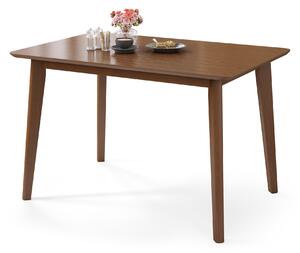 MAZZONI EXPORT ROXY Természetes Dió - RETRO TÉGLALAP 120x80 cm ALAKÚ FA ASZTAL KONYHÁBA/ÉTKEZŐBE
