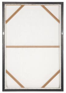 Fehér és barna keretezett kép 63 x 93 cm FELTRINA