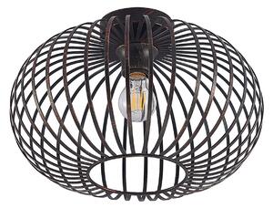 Mennyezeti Lámpa Lindby, Rosalea, dimmable, Fekete, Nappali, Fém, Modern