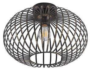 Mennyezeti Lámpa Lindby, Rosalea, dimmable, Fekete, Nappali, Fém, Modern