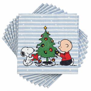 PEANUTS papírszalvéta, Snoopy és Charlie