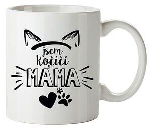 Bohemia Gifts Kerámia bögre - Macska mama vagyok, 350 ml