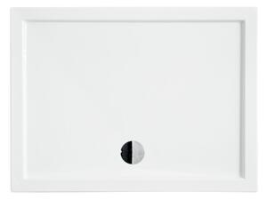 Oskar aszimmetrikus akril zuhanytálca - alacsony 120x80 cm