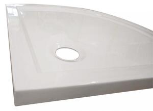 Modena Slim íves alacsony akril zuhanytálca 90x90 cm