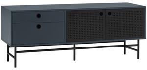 Sötétkék lakkozott TV állvány Teulat Punto 140 x 40 cm