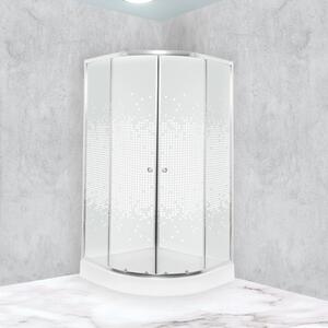 Pixel White 80 íves zuhanykabin zuhanytálcával