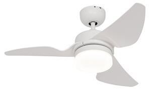 Mennyezeti ventilátor fehér LED-vel és távirányítóval - Yuki