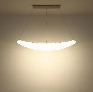 KRISTALLA LED függőlámpa, króm, 105 cm, 2700–6000K