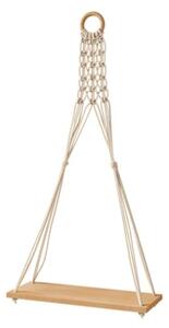 Fali polc MACRAME 30x59,5 cm, bézs