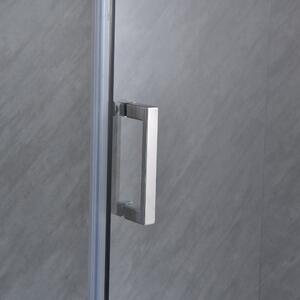 Bold-in 80x120 cm aszimmetrikus zuhanykabin zuhanytálca nélkül