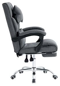 TEM-Waldor modern főnöki fotel kihúzható lábtartóval