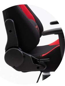 Dark Gamer szék nyak- és derékpárnával #piros-fekete