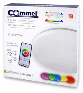 Commel LED smart Wifi mennyezeti lámpa 26cm, 12W
