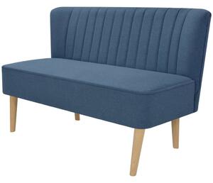 Kék szövetkanapé 117 x 55,5 x 77 cm