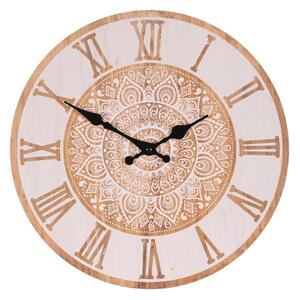 Falióra 34 cm átmérő, MDF, mandala mintával