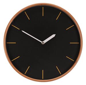 Falióra 32 cm átmérő, MDF fa kerettel, fekete