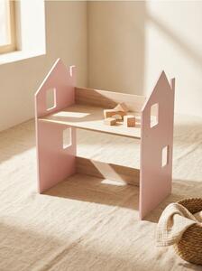 Sinsay - Íróasztal ház motívummal - pasztellpink