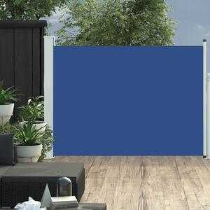 VidaXL kék behúzható oldalsó terasznapellenző 117 x 600 cm