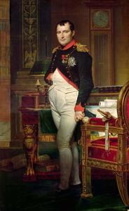 Reprodukció Napoleon Bonaparte in his Study at the Tuileries, Jacques Louis David