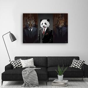 Gario Vászonkép Állatok öltönyben Méret: 60 x 40 cm