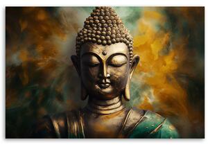 Gario Vászonkép Bronz Buddha szobor Méret: 60 x 40 cm