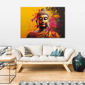 Gario Vászonkép Buddha egy absztrakt háttér Méret: 60 x 40 cm
