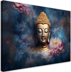 Gario Vászonkép Buddha és a virágok Méret: 60 x 40 cm
