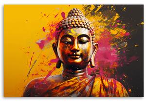 Gario Vászonkép Buddha egy absztrakt háttér Méret: 60 x 40 cm