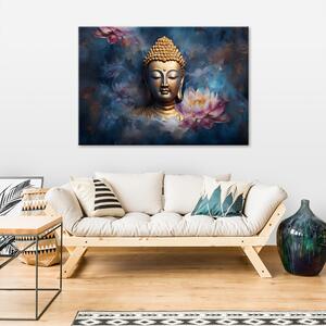 Gario Vászonkép Buddha és a virágok Méret: 60 x 40 cm