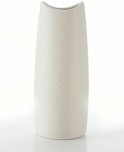 Riso2 kerámia váza Krémszín 14x9x35 cm