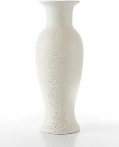 Riso2 kerámia váza Krémszín 12x12x31 cm