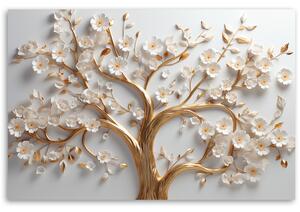 Gario Vászonkép Gyönyörű arany fa Méret: 60 x 40 cm