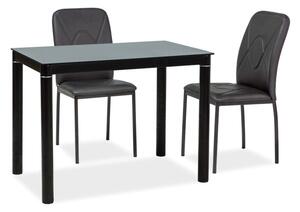 Étkezőasztal Gabriel (fekete + fekete) (4 fő részére). 1050179