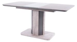 Széthúzható étkezőasztal 120-160 cm Houston (wotan tölgy + grafit) (4 6 fő részére). 1050254